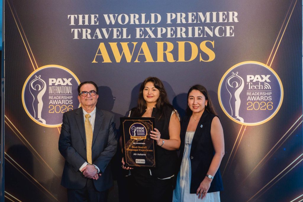 Air Astana once again receives prestigious awards for excellence in onboard service